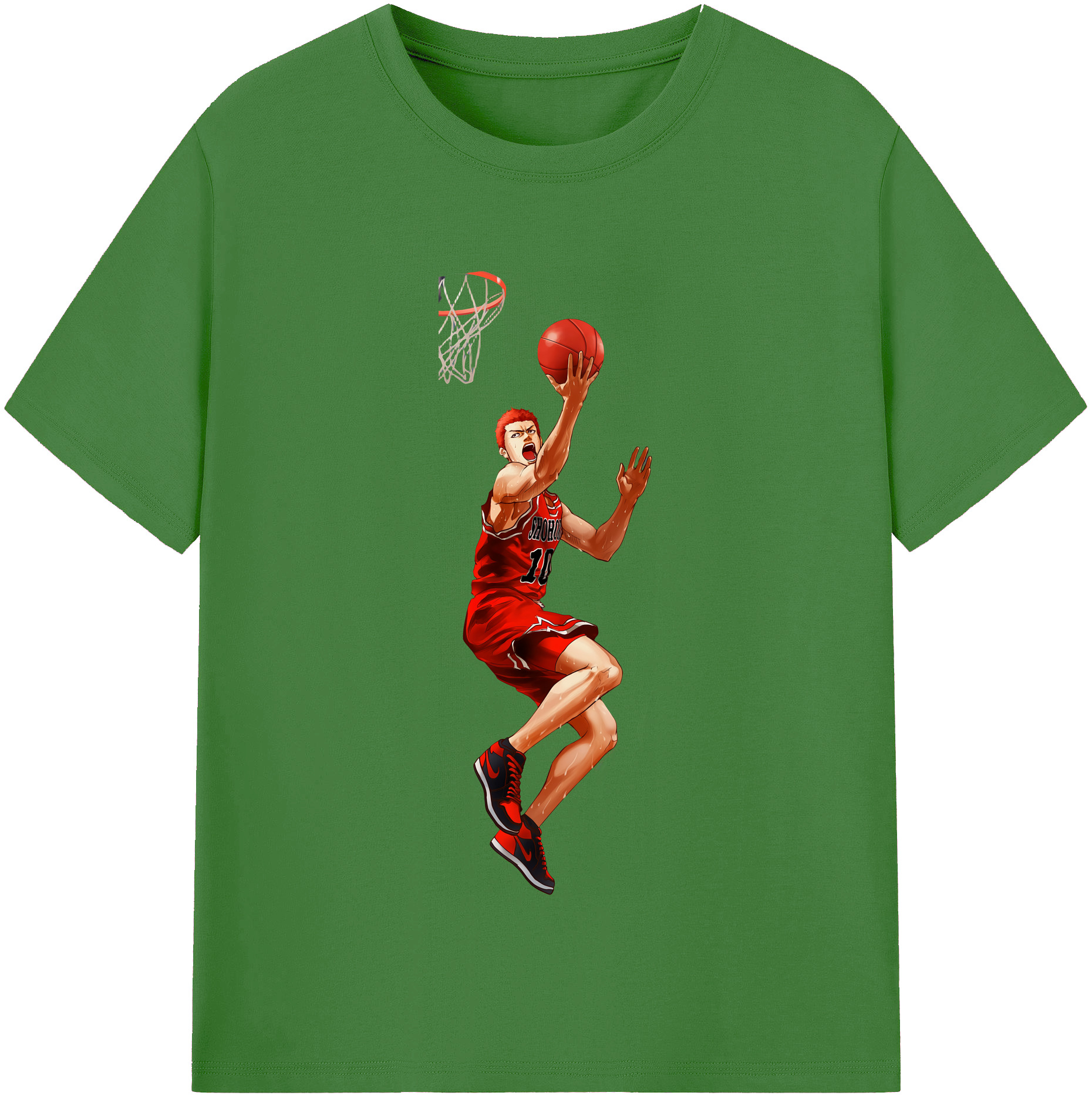 （画像用） SLAM DUNK／スラムダンク レディースカジュアルプリントTシャツ（綿100％）